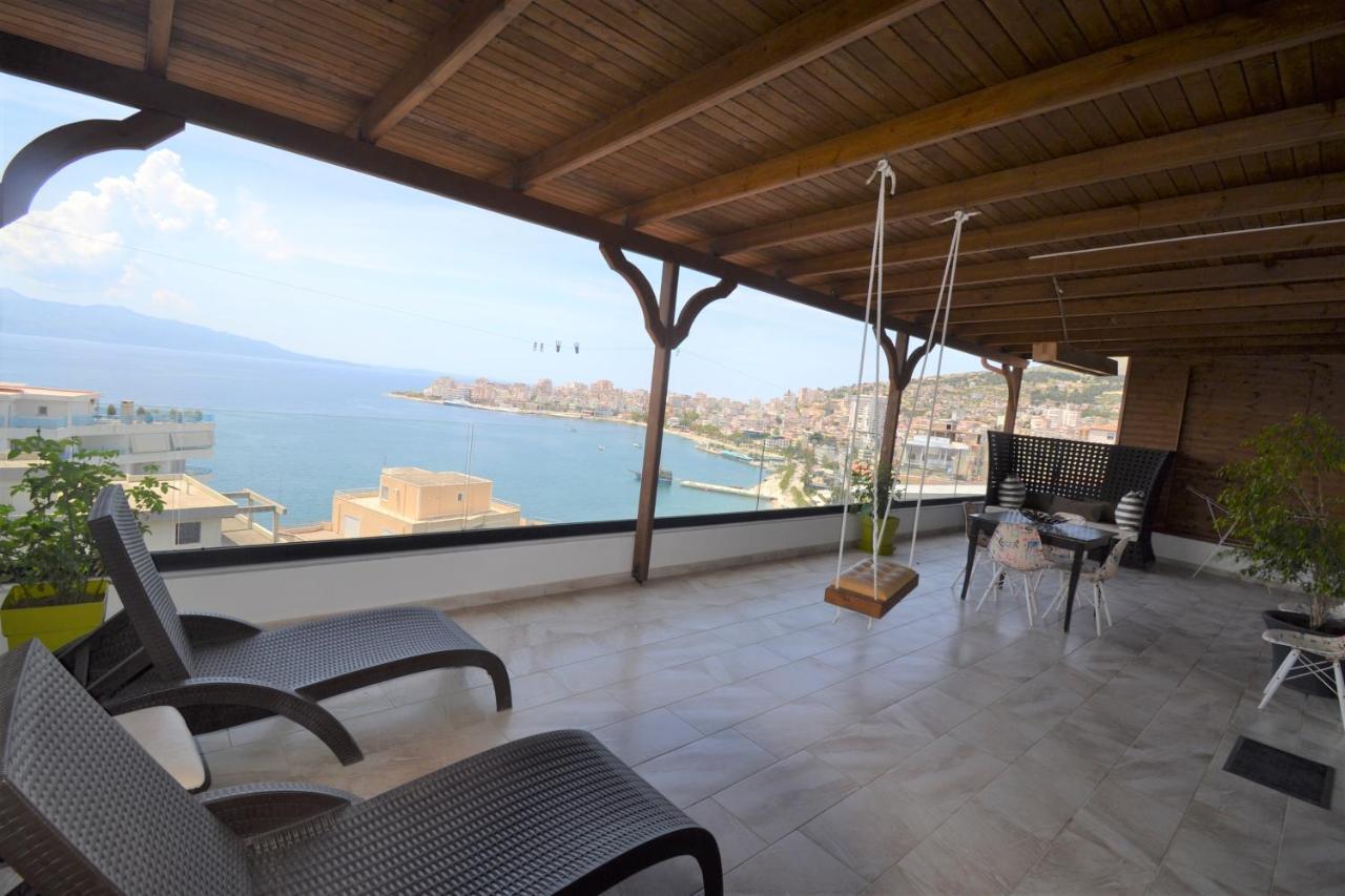 Luxury Penthouse B&E Apartman Saranda Kültér fotó
