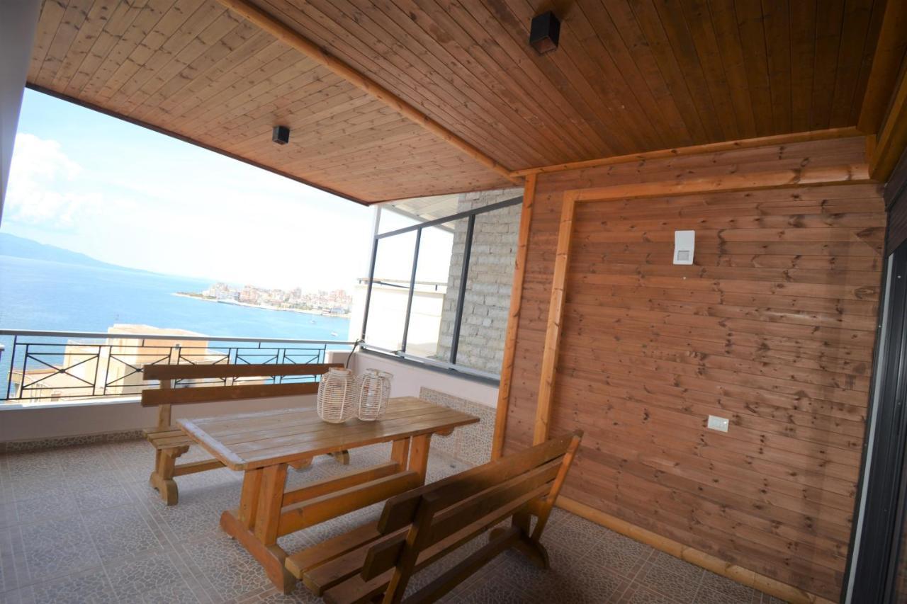 Luxury Penthouse B&E Apartman Saranda Kültér fotó