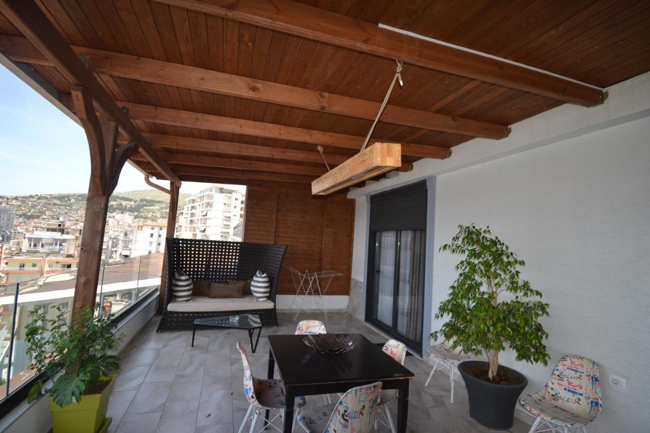 Luxury Penthouse B&E Apartman Saranda Kültér fotó