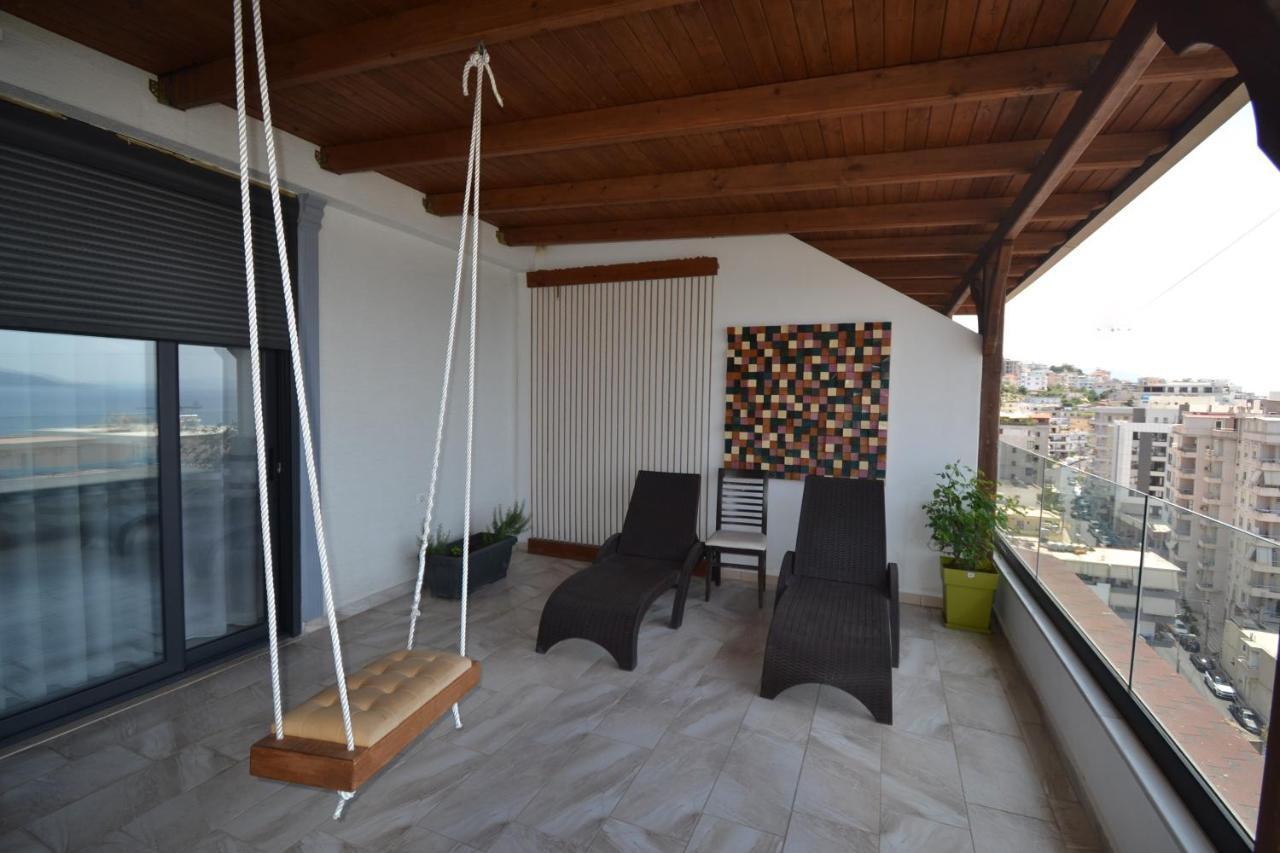 Luxury Penthouse B&E Apartman Saranda Kültér fotó